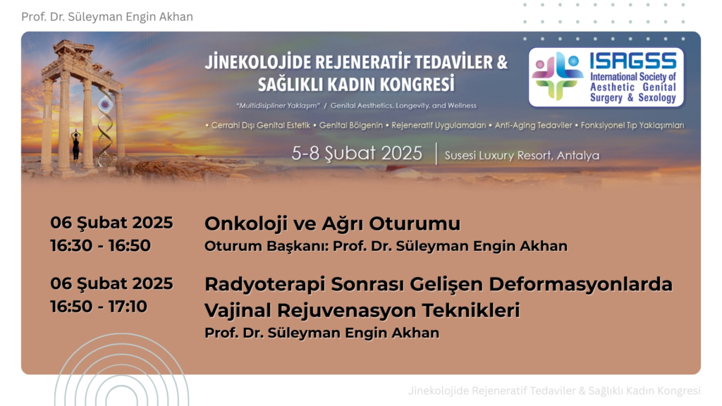Jinekolojide Rejeneratif Tedaviler & Sağlıklı Kadın Kongresi