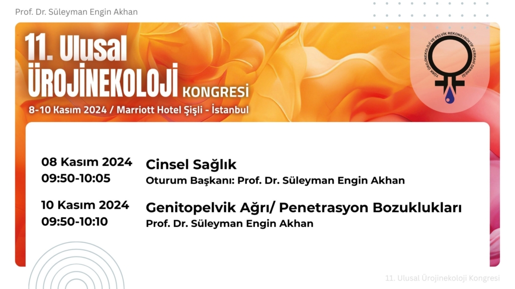 11. Ulusal Ürojinekoloji Kongresi